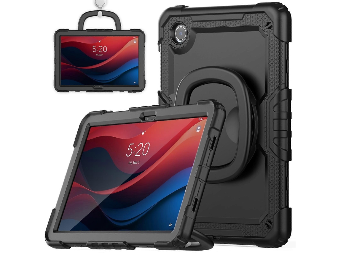 Capa Para Tablet Lenovo Tab M11 / Xiaoxin Pad 2024 Em Silicone Hidráulico Com Alça De Ombro.