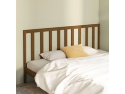 Vidaxl Cabeceira De Cama 206x4x100 Cm Pinho Maciço Castanho Mel