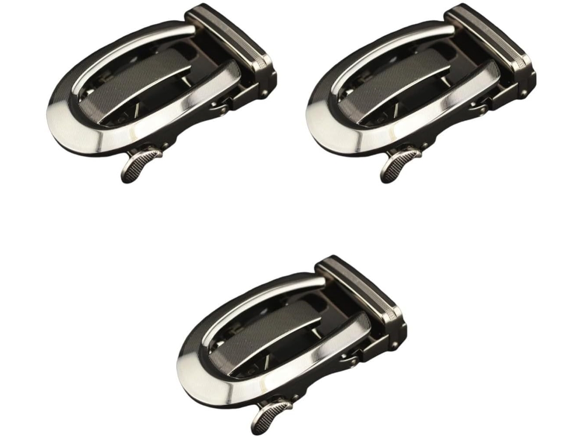 Fivela De Cinto Automática De 3 Peças Para Homens, Estilo Executivo.
