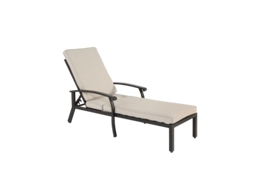 Cadeira de Pátio Relaxante ZIWEI STORE com Almofada de Algodão, Reclinável e Resistente à Ferrugem