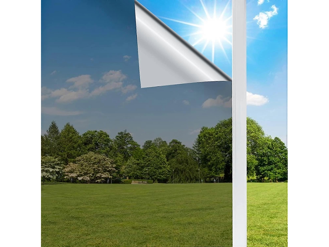 Película Para Janelas Película De Privacidade Proteção Solar Película Para Janelas Com Efeito Espelho Para Casa E Escritório