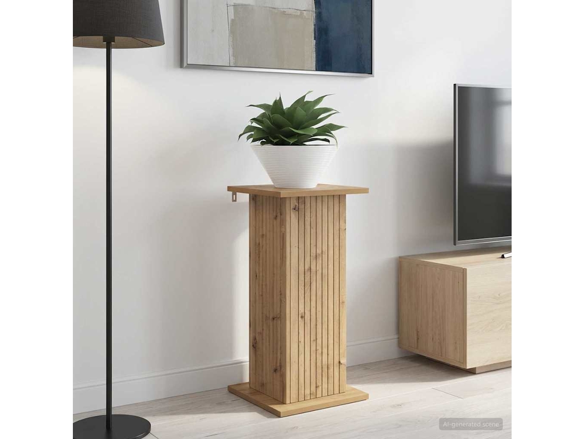 Vidaxl Suporte Para Plantas 2 Unid. Carvalho Arttisan