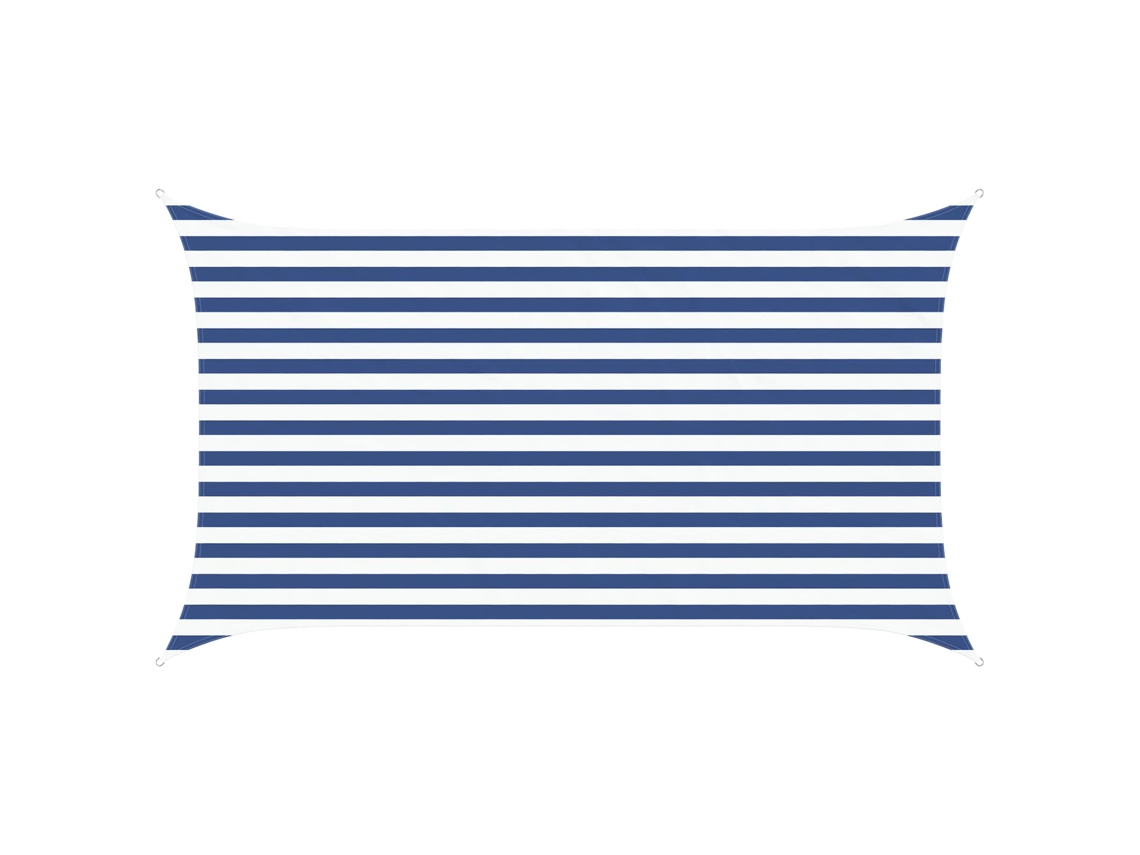 Conjunto 1 Sombra Externa Vidaxl Azul Poliéster (3,5 X 2 M)