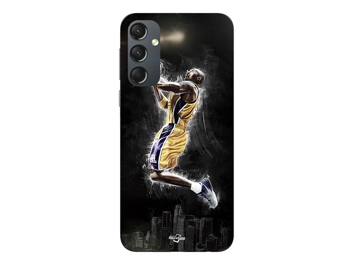 Capa Para Samsung Galaxy A54 Basquetebol Kobe Bean Bryant 24 Black Mamba Maniacase