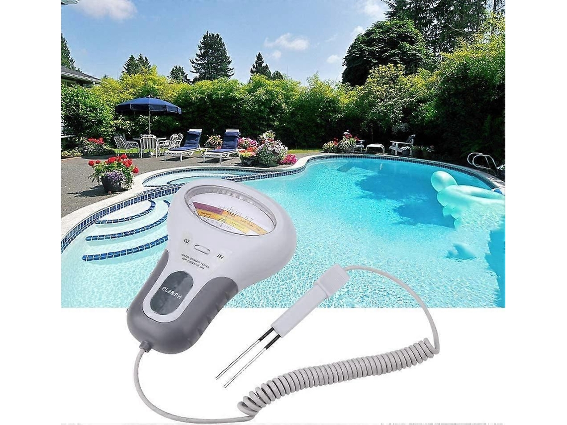 Testador Digital Multifuncional De Lcd, Medidor De Ph E Cloro Pc-102b Cl2