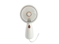 Ventilador Usb Recarregável Luz Led 3 Velocidades Leve Portátil Fácil de Usar Alta Durabilidade STELASPLEN