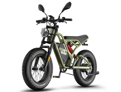 Bike Fafrees F20 Ultra Atualizado Motor 750w Bateria 48v25ah Pneus De 20 Polegadas Verde Militar