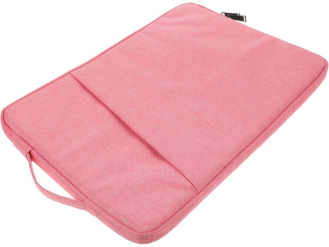 Capa Rosa Para Laptop, 15,6 Polegadas, Poliéster, Leve