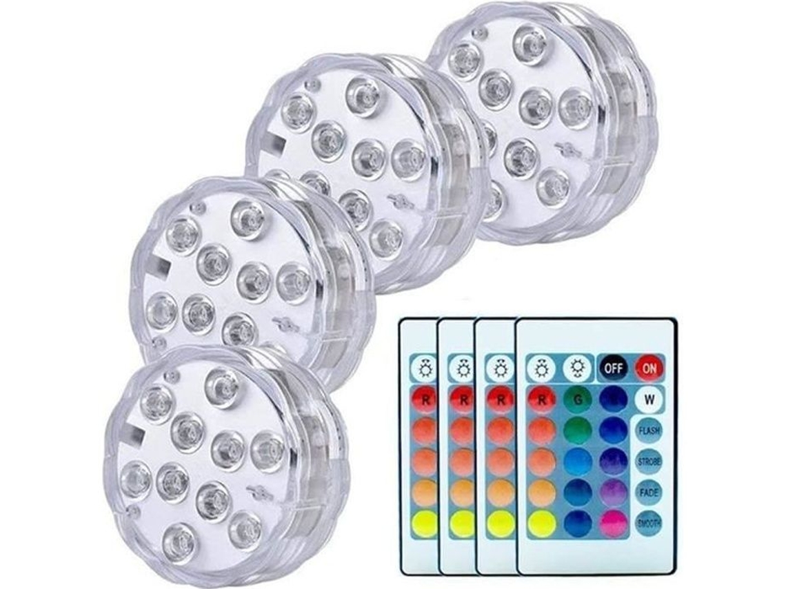 Luz para Piscina Qffl Lumiegravere Led Submersível Lumiegravere de Baignoire Eacutetanche Ip68 Lumiegraverees Submersíveis Function619