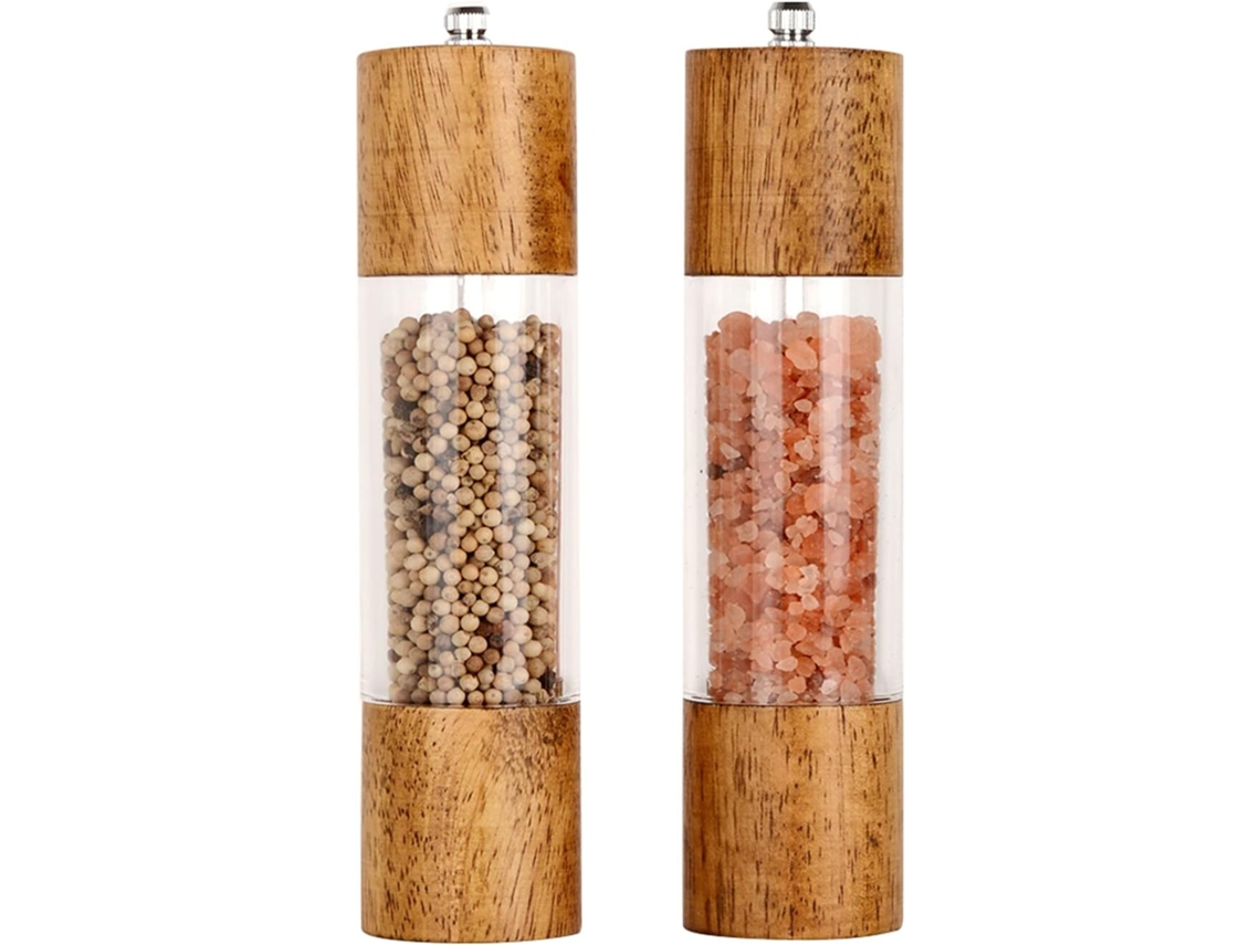 Conjunto de 2 moedores de Sal e Pimenta AQUAFORGE, 20cm, manual