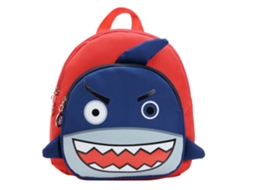 Mali mochila Infantil Cute Animais Desenho Ajustável Vermelho para Escola Outdoor