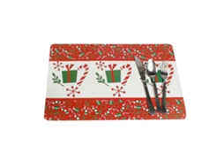 12 Sousplats Impermeáveis para Mesa Decoração de Natal para Cozinha RNEMITERY