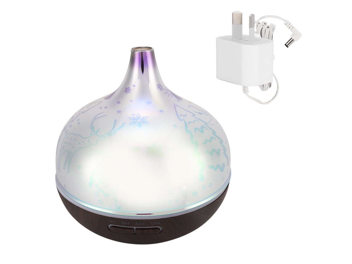 Máquina De Aromaterapia Laxiscreed Com Difusor De Óleos Essenciais E Luz Ambiente