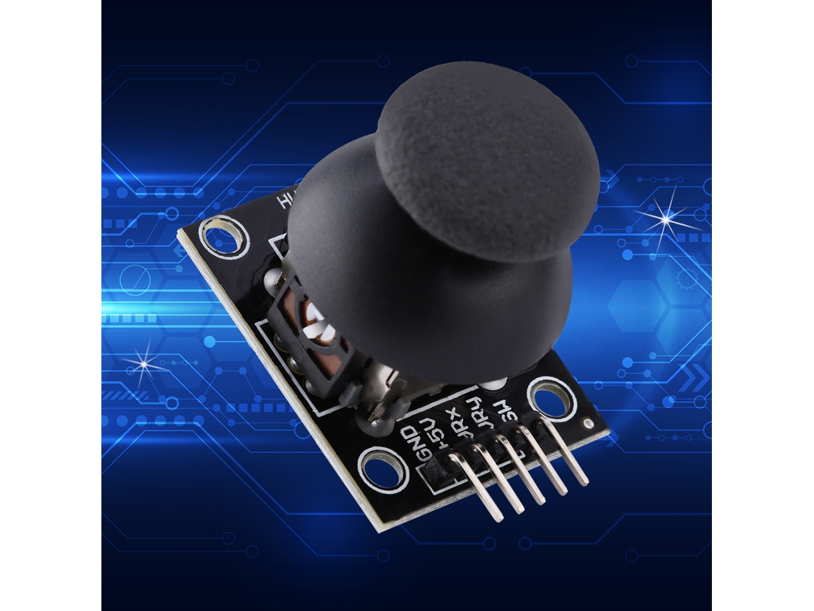 5 Peças Módulo Joystick 5v Com Conector 2.54mm Para Controle De Jogos Ps2