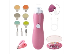 Aparador de Unhas para Bebê com Carregador Usb, Kit de Manicure Elétrico para Recém nascidos e Bebês