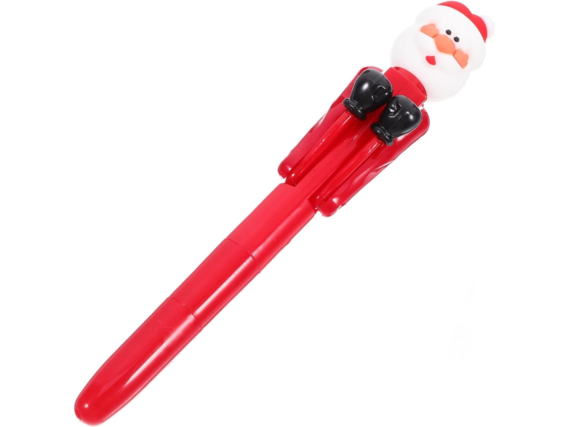 Canetas Box Com Estampa De Papai Noel, Esferográficas Artigos
