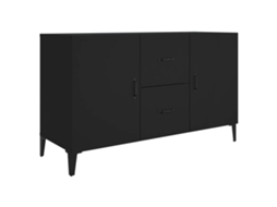 Sideboard, Sideboards Vidaxl Preto Madeira Processada (n/a)