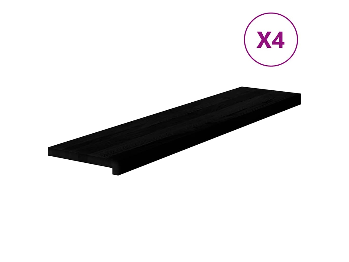 Stair Tread, Stair Treads Vidaxl Marrom Madeira De Carvalho (110 X 30 X 2 Cm)