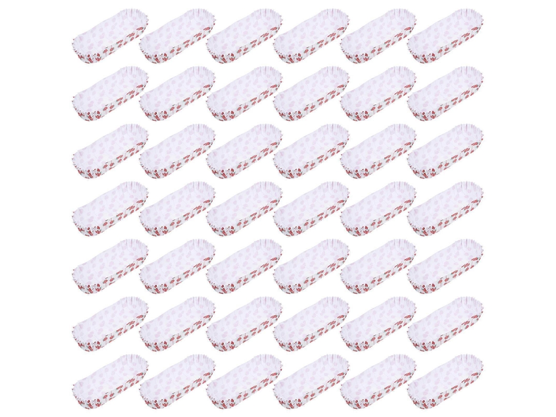 Suportes Descartáveis ​​de Papel Para Cachorro-quente, Práticos E Ideais Festas (100 Unidades).