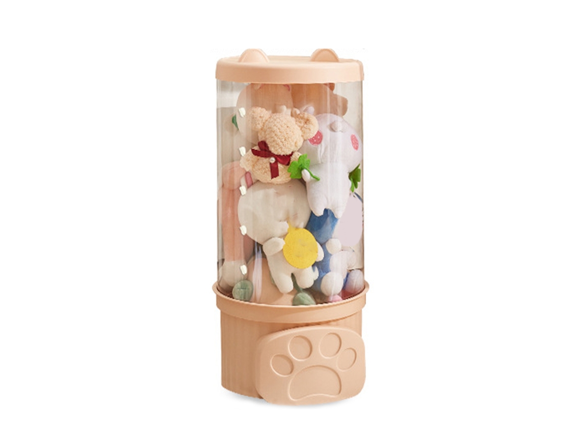 Balde de Armazenamento para Bonecas Rosa Pp Pet | S/MARCA