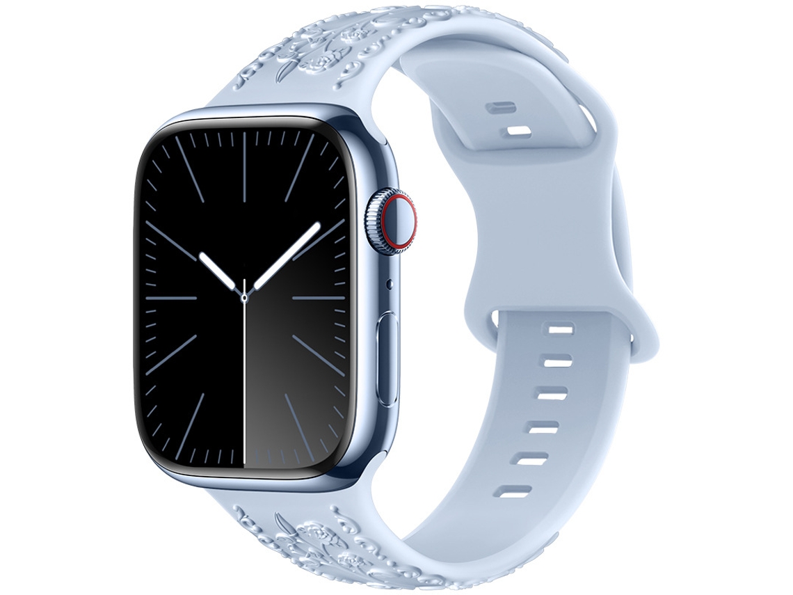 Bracelete Para Apple Watch 38/40/41/42mm Azul Claro Cuich