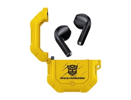 Auscultadores Tws Tf Sem TRANSFORMER Bluetooth Amarelo