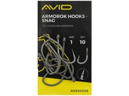 Conjunto de 10 Anzóis para Pesca AVID (2)