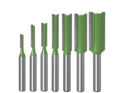 7 Brocas De Router Retas Com Cabo De 6mm, Brocas De Router De Uma/duas Lâminas, Brocas De Router De Madeira Para Trabalho De Madeira