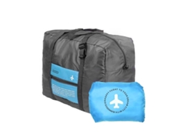 Bolsa de Viagem Dobrável, Portátil, Simples e com Rodas para Curtas Distâncias Azul, Ideal para Crianças, Educativo, Durável, Perfeito Pa STELASPLEN