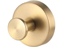 Conjunto de 6 Ganchos em aço inox S/MARCA, para toalhas, roupões, esponjas