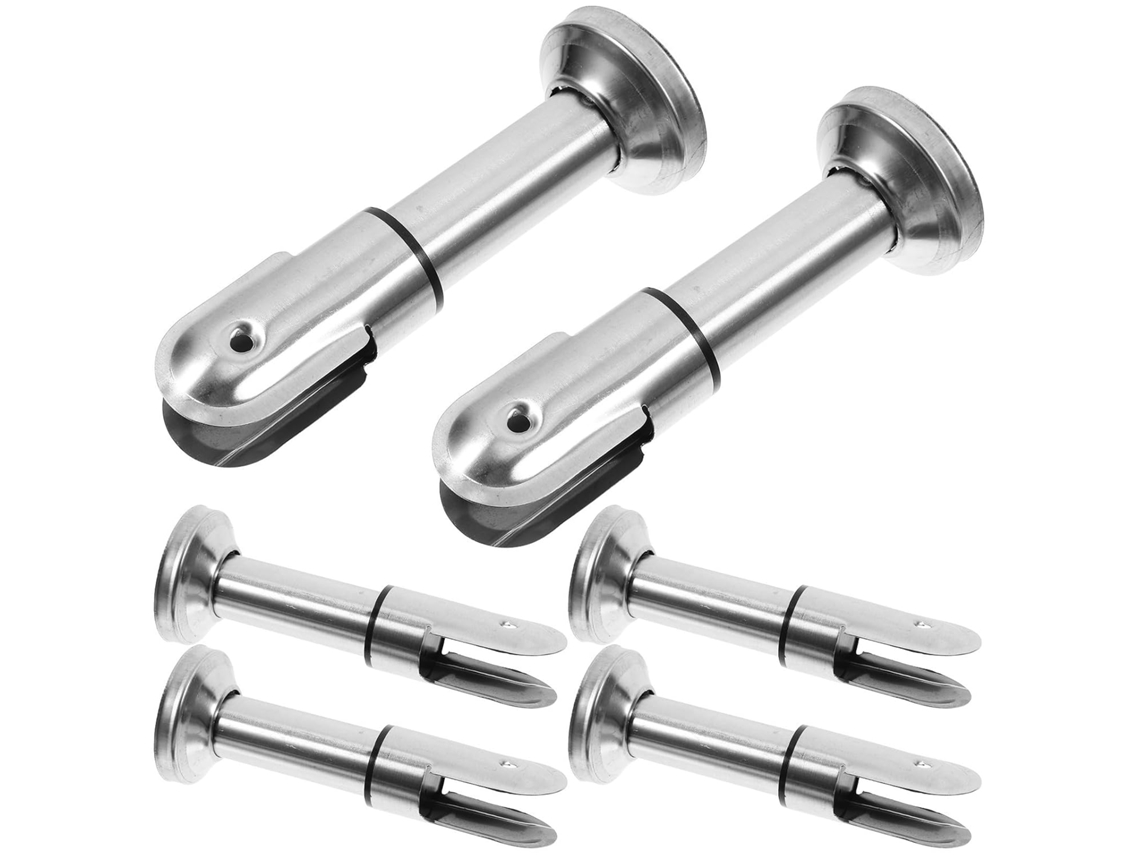 Conjunto De 6 Peças De Divisórias De Metal Resistentes Para Banheiro.