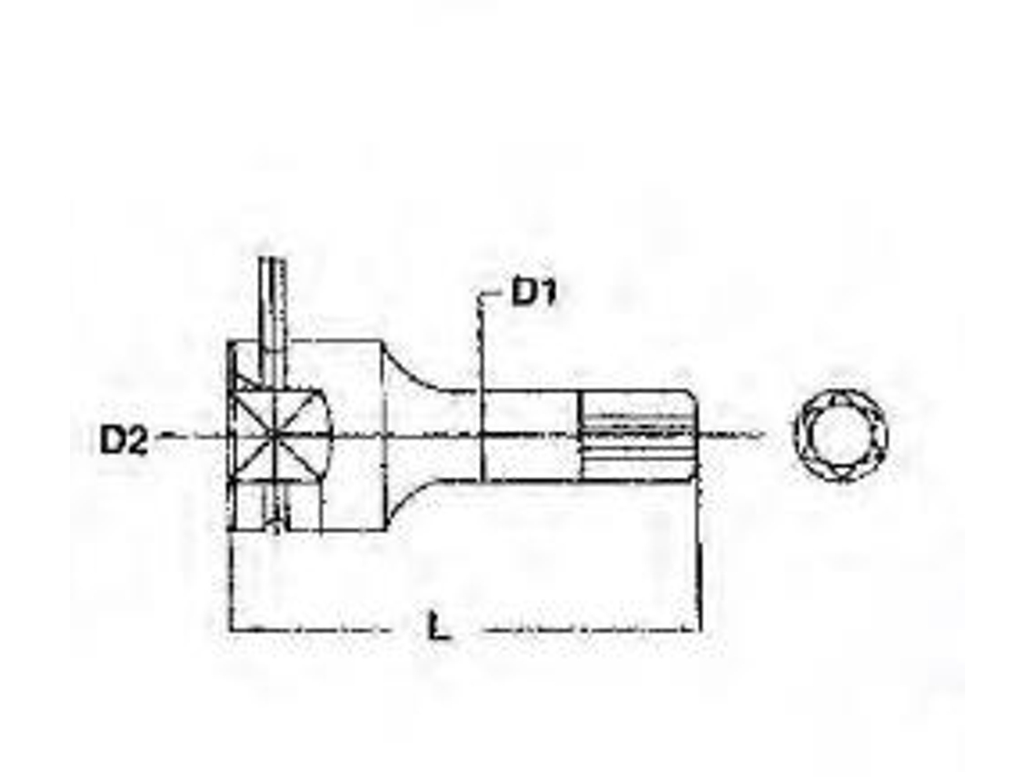 Soquete De Impacto Tx 1/2" Tx50 Tengtools 921250tx