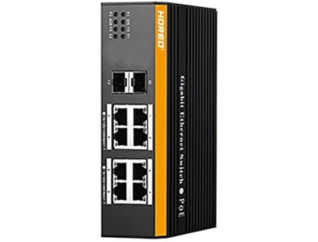 Switch Industrial Camada Gerenciada 2 8 Portas Gigabit Poe 2 Portas Gigabit Uplink Sfp LINK