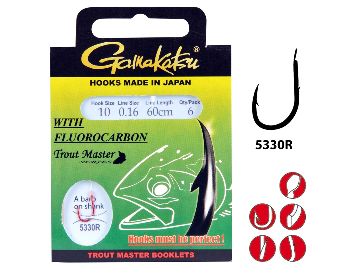 Gancho GAMAKATSU Trout Master Fluorocarbon Ls-623