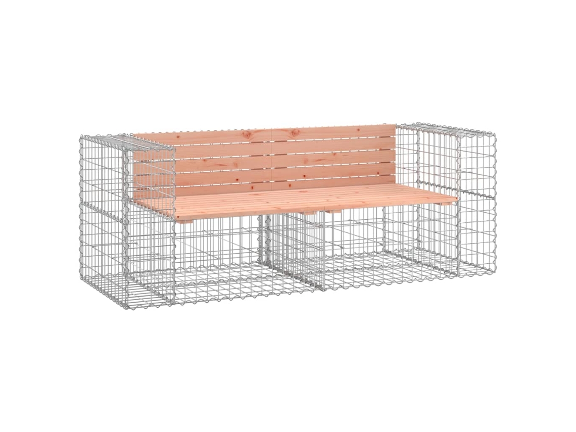 Banco de jardim VIDAXL Marrom Madeira de douglas (184x71x65,5 cm)