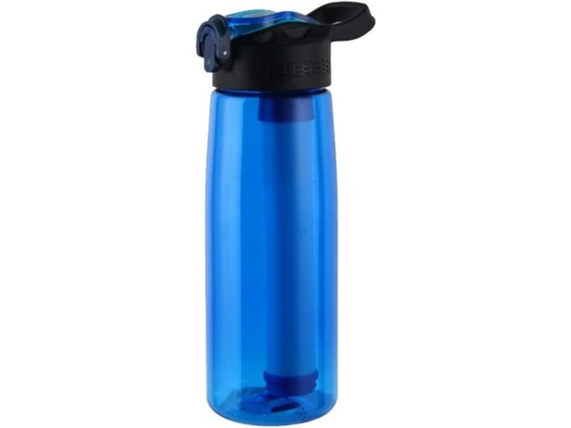 Garrafa Com Filtro, Com Canudo De Filtro De 4 Estágios Para Acampamentos, Caminhadas, Viagens Internacionais, Emergências, Mochilão 500 Ml Brilvibera