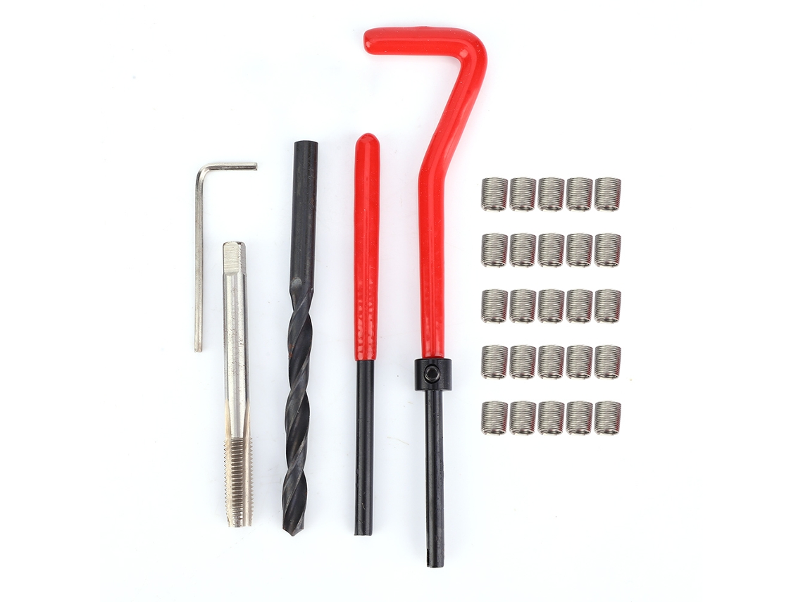 Kit De Reparação De Roscas Em Aço Inox Da Laxiscreed Com Ferramenta De Inserção Fácil De Usar
