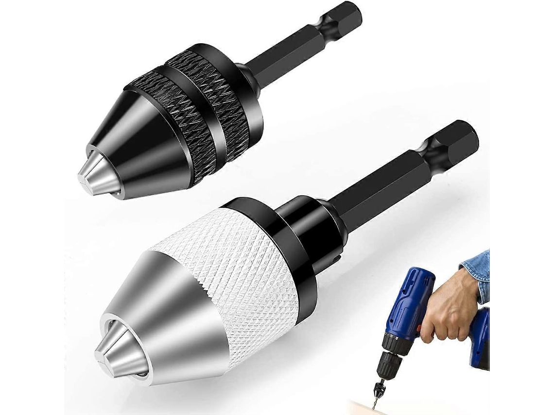 Mandril Sem Chave Hexagonal 6.35mm com Design de 3 Mandíbulas S/MARCA