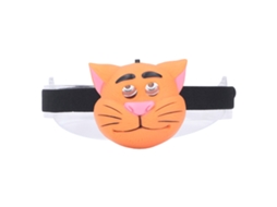 Lanterna Frontal Infantil Gato 2 Modos Leve Camping Bateria AAA | S/MARCA