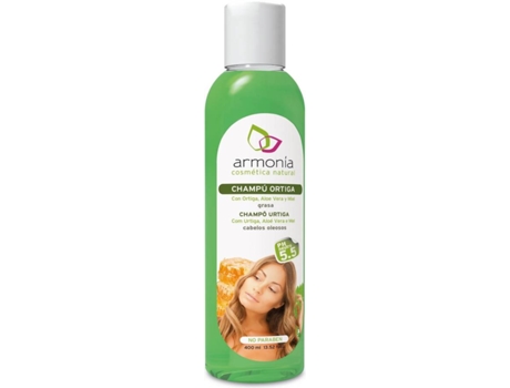 Shampoo de urtiga harmonia com Aloe Vera e chá arvore 300ml
