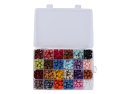 Perlas De Cera Selladora 24 Colores Exquisitos Con Caja De Almacenamiento Para Invitaciones Y Sobres