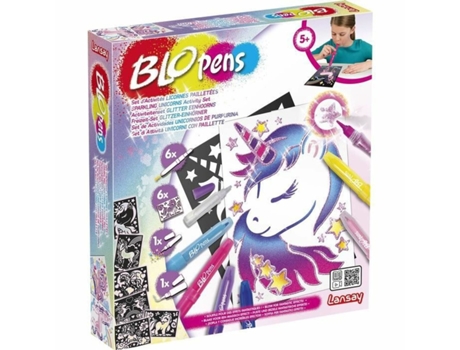 Jogo Criativo LANSAY Desenhos para Pintar  Blopens (Idade Mínima Recomendada: 5 anos)