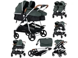Carrinho Gêmeo Chipolino Basil Duo Smart