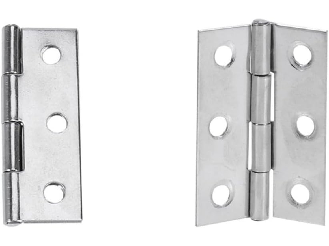 20 Dobradiças De Aço Inoxidável 7,6 Cm (3 Polegadas) Para Portas