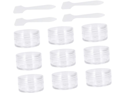 Conjunto De 60 Frascos Dosadores De Cosméticos Com Colheres Para Loção E Amostras, Ideais Para Viagens E...