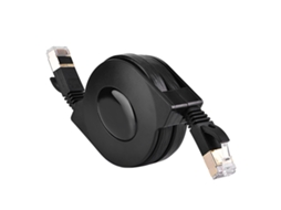 Aetheria cabo de Rede Cat7 Rj45 600mhz Retrátil Plano Shielded Ethernet 10gbps 1.5m