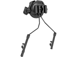 Adaptador De Trilho Rápido Minkissy Em Liga Alumínio Preto E Nylon Para Headsets, Compatível Com Trilhos Guia De 19a