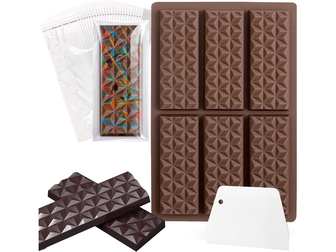 Forma De Silicone Chocolate, Ideal Assar. Forma De Chocolate Em