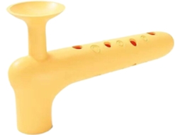 Capa Protetora De Silicone Para Maçaneta Porta, Silenciosa E Anticolisão, Em Gel De Sílica, Amarela