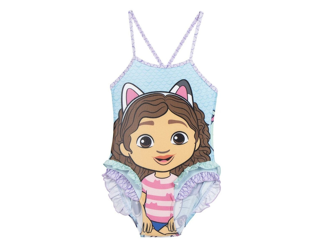 Fato De Banho De Menina Gabbys Dollhouse Multicolor (2 Anos Multicolor)